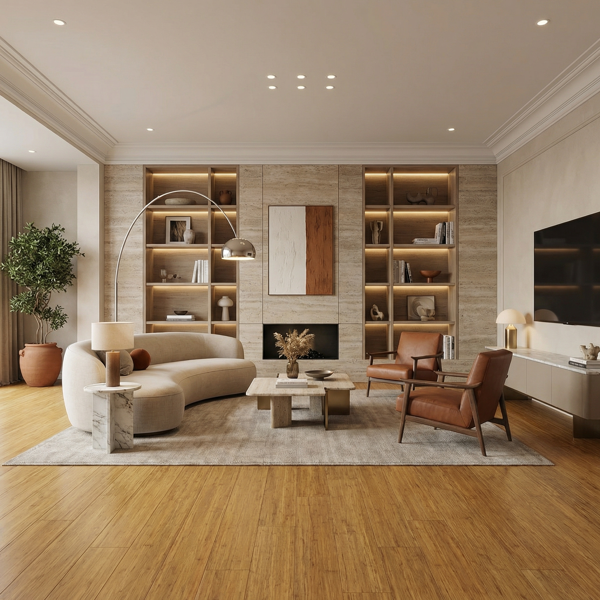 Bambou Couleur Teck view 2