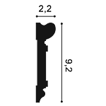 Chambranle de porte à peindre — détail technique