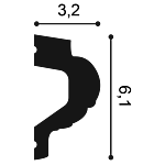 Moulure à peindre Flexible — détail technique