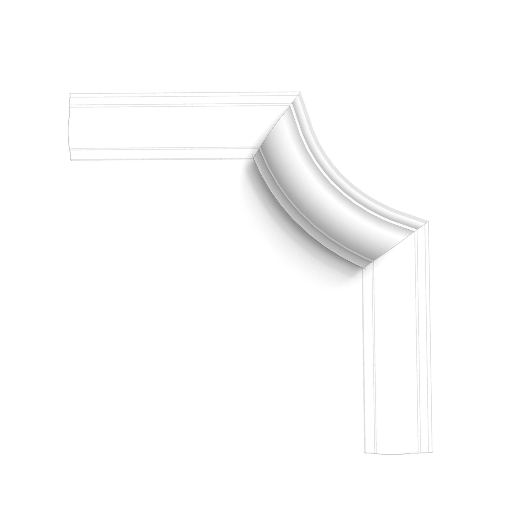 Coin pour moulure P8020