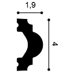 Moulure à peindre — détail technique