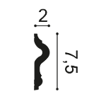 Moulure à peindre — détail technique