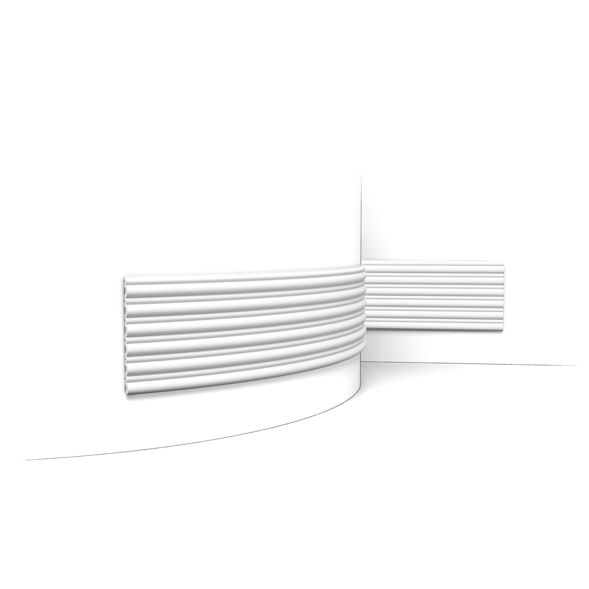Flute - Bardage & Panneau 3D Flexible à peindre
