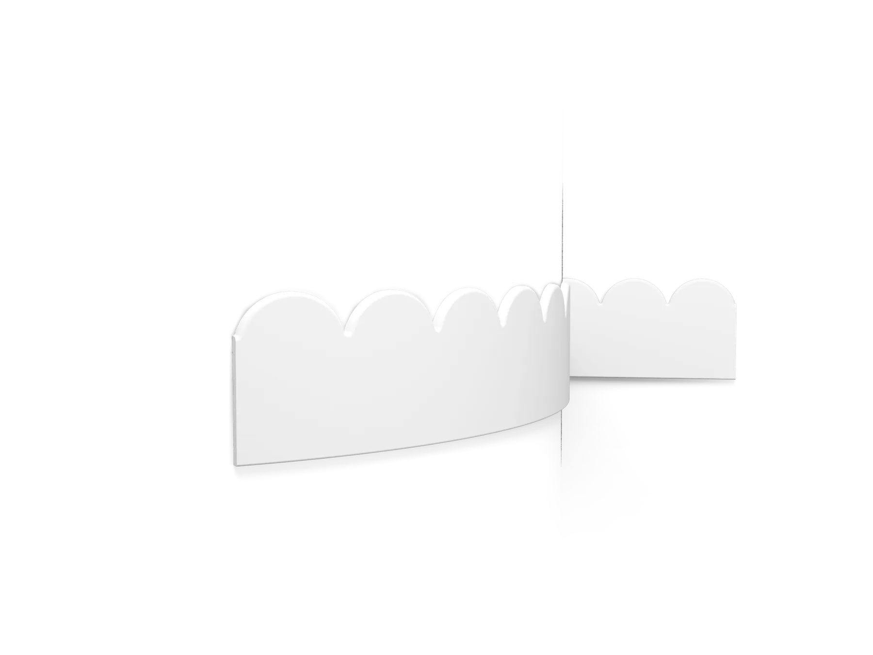 S425F - SCALLOP - Plinthe ou Corniche à peindre flexible