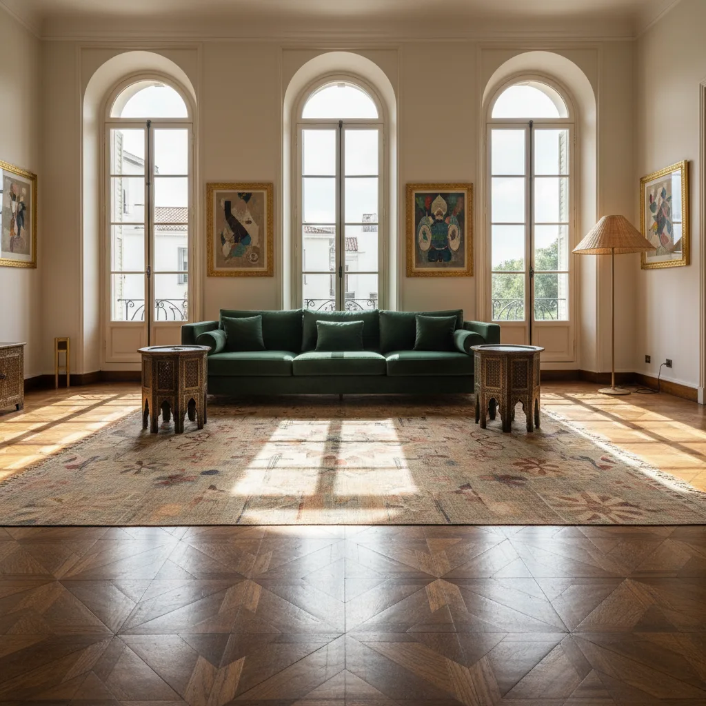 Parquet Salon Maroc : Élégance & Durabilité